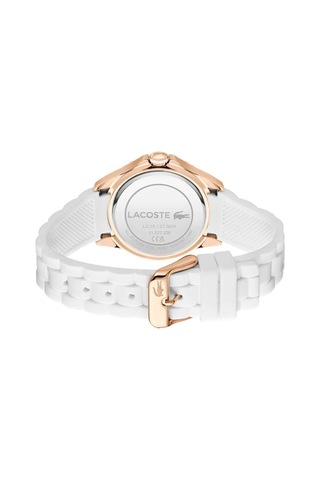 Lacoste Lac2001428 Beyaz Silikon Kordon Kadın Kol Saati Rose Gold