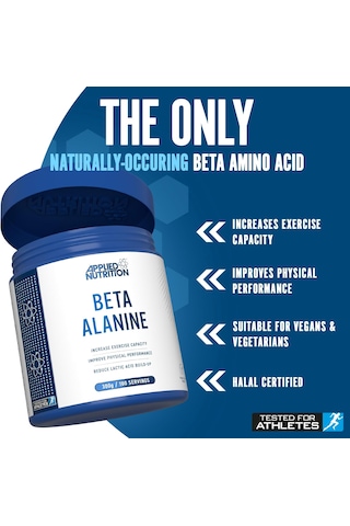 Applied Nutrition Beta Alanine Preworkout 3000mg 100 Servings Aromasız