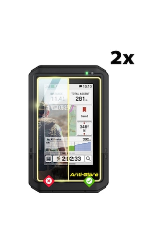 Garmin Etrex Touch İçin Anti-glare Parlama Önleyici Mat Ekran Koruyucu 2 Adet