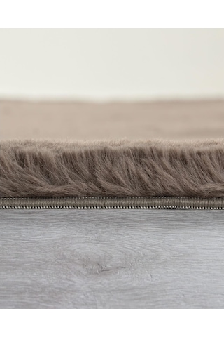Jassrug Fuzzy Kürk Halı 120 x 180 Antrasit