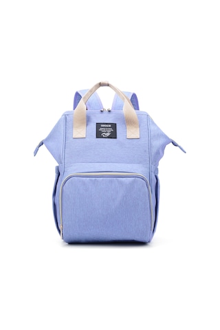 Osoce Unisex Su Geçirmez Polyester Büyük Anne Baba Sırt Çantası Bebek Kıyafetleri Bez Süt Tozu Şişesi Seyahat Depolama Çantası--mor Mor