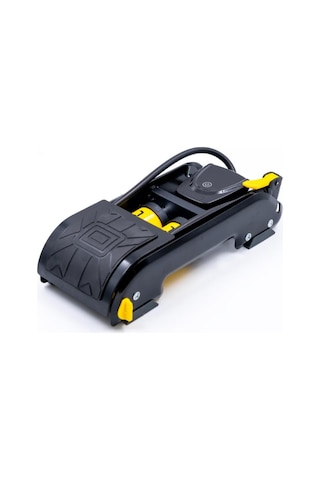 Kron Raptor Çift Pistonlu Dijital Göstergeli Ayaklı Basmalı Pompa 160 Psi Siyah - Sarı