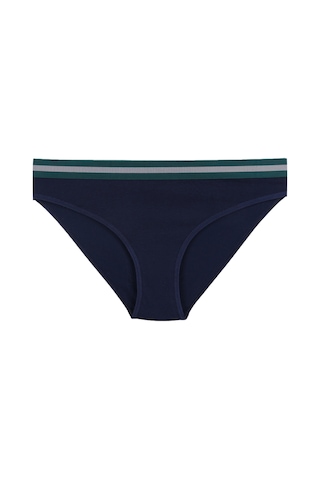 Kadın Pamuklu Beli Lastikli Slip/külot Kk20401 Lacivert