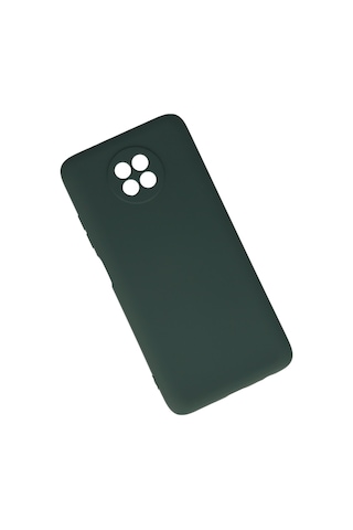 Cosmotex Newface Xiaomi Redmi Note 9 5g Kılıf Nano İçi Kadife Silikon - Koyu Yeşil
