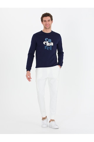 Cacharel Ekru Jogger Fit Eşofman Altı Bej