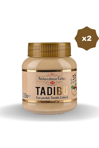 Tadıbu Fındık Ezmesi Parçacıklı 330 Gr - 2 Adet