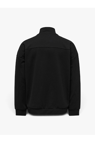 Only & Sons Onsnewkodyl Ovz Ls Halfzıp Hıgh Neck Vd Erkek Siyah Sweatshirt - 22038908