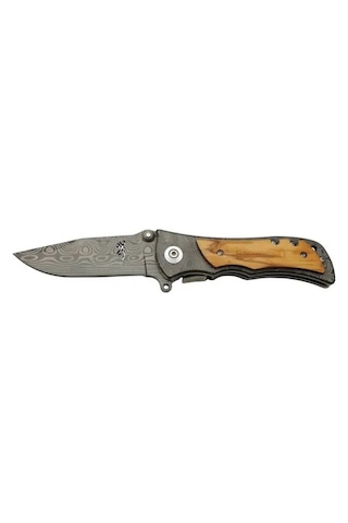 2-32 Damascus Çakı 20 Cm Manuel, Kemerlikli