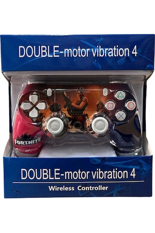 Glrtech P4a Kablosuz Oyun Kolu Double Motor Titreşimli Şarj Edilebilir Ps4 Uyumlu