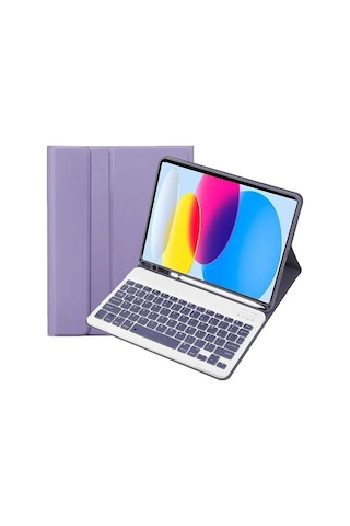 Huawei Matepad Se 11 Inç 2024 Klavyeli Kılıf Q Türkçe Kalem Bölmeli Bluetooth Özellik Standlı