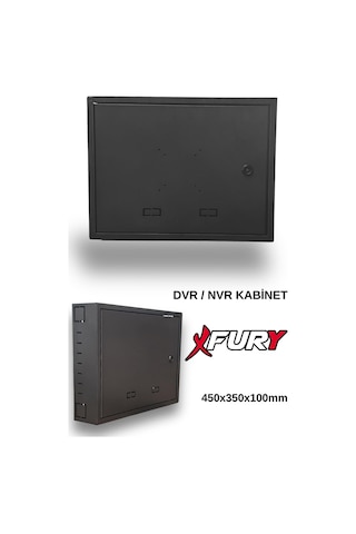 Fury Dvr/nvr Cctv Rack Kabinet Ve Monitör Koruma Kutusu 1u 19 '' W 45 H 35 D 10