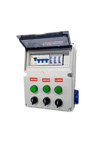 Havuz Kumanda Panosu 2 Pompa 2 Grup Lamba Kaçak Akım Rölesi, Zaman Saati Monofaze-toptancıyızbiz