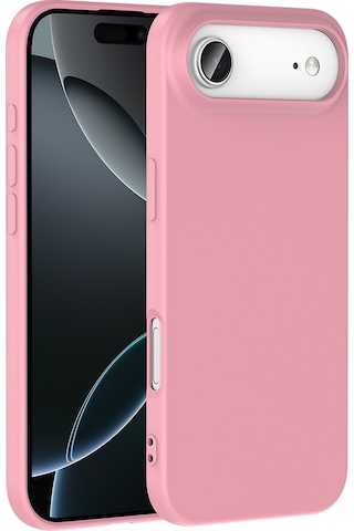 Apple Uyumlu iPhone 17 Air Kılıf Mkst Mara Lansman Kapak - Açık Pembe Pembe