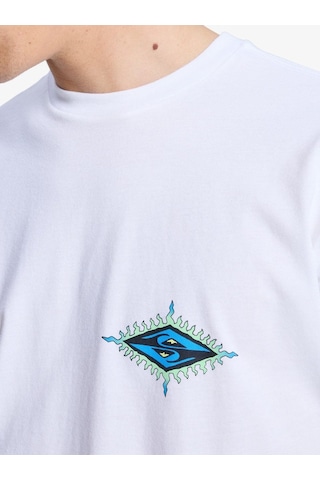 Quiksilver Ev Beach Blast Ss Erkek Tişört Eqyzt08046-qk.908 Meyaz Beyaz