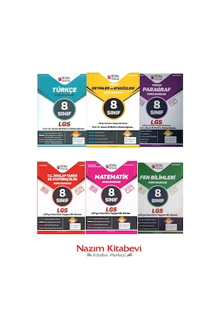 Tetra Yayınları'ndan LGS Hazırlık Seti - 6 Kitap + Kurumsal Denem N11.10446