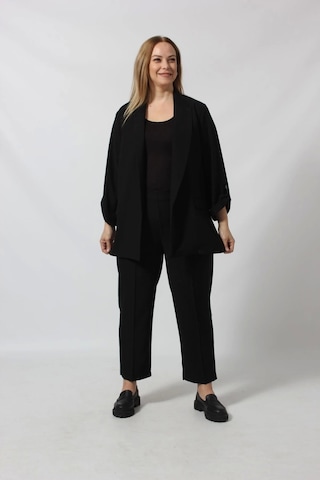 Moda Berray Şık Blazer Ceket Ve Pantolon Takım Siyah