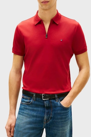 Tommy Hilfiger Erkek Polo Yaka T Shirt Mw0mw42758 Xıt Kırmızı Kirmizi