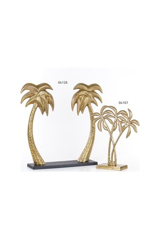 Euro Flora Metal Palmiye Dekor70X15X67 Cm
