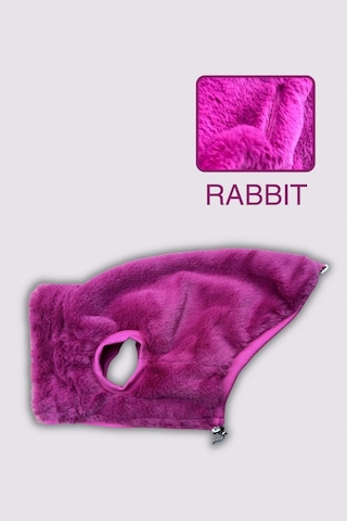 Köpek Kıyafeti - Fermuarlı Rabbit Köpek Ceketi