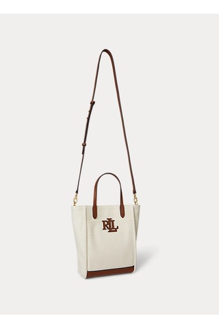 Lauren Ralph Lauren Taba - Krem Kadın El Çantası 431982235003