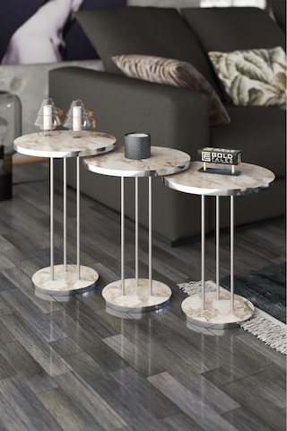 Storeşahin Gümüş Terra Zigon Efes Beyaz 3'lü Shn0720 Efes - Beyaz