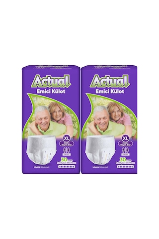 Actual Emici Külot Yetişkin Bezi Xl 60 Adet
