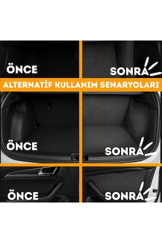 Kendinden Yapışkanlı Kaplama Oto Zemin Torpido Dayanıklı3mm Antrasit