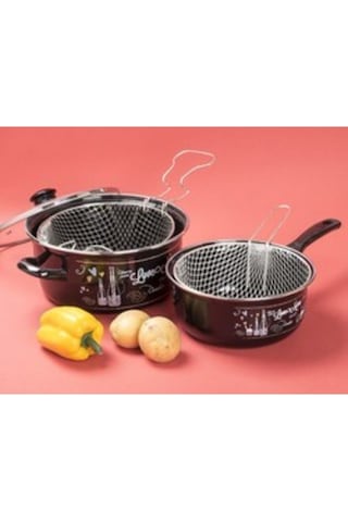 Tantitoni Love Menu Kızartma Tenceresi 24 Cm