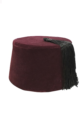 1 Adet Bordo Osmanlı Payitaht Fesi Şapkası Erkek Kına Fesleri