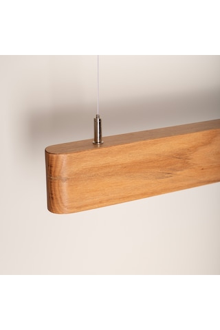 Soft Modern Ahşap Aydınlatma - Led Sarkıt Avize Ahşap - Meşe