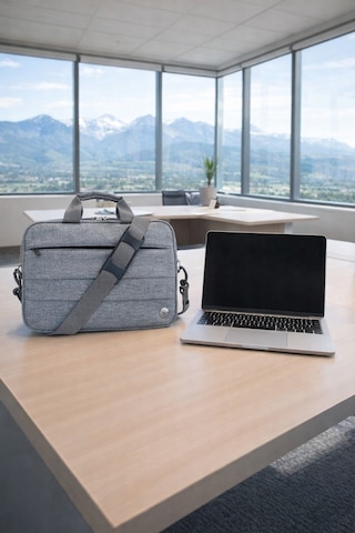 Plm Canyoncase 13 İnç Laptop Dizüstü Bilgisayar Evrak Çanta-gri