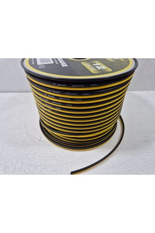 12ga Bass Ve Hoparlör Kablosu Kaliteli Amfi Bass Kablosu 12ga 5 Metre