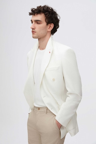 D's Damat Ds Damat Slim Fit Ekru Armürlü Kumaş Ceket 4hc04vh024882 Ekru