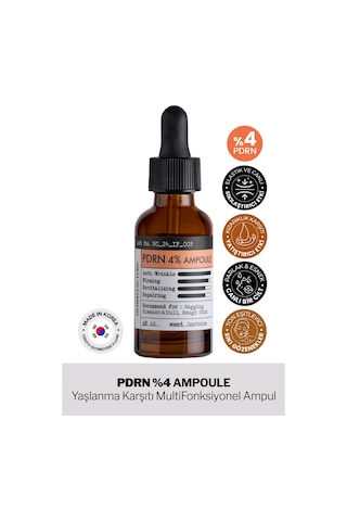 Derma Factory PDRN Somon DNA ve Sıkılaştırıcı Serum Derma Factory PDRN %4 Ampoule 30 ml