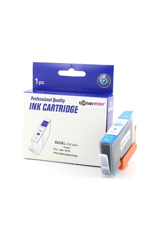 Hp 920Xl Cd972A /6000 /6500 /7000 /7500 Mavi Uyumlu Kartuş