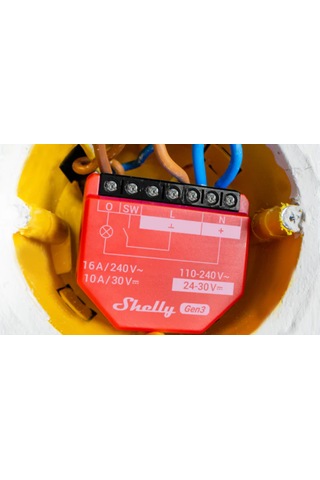 Shelly 1pmgen3 1kanallı Enerji Ölçer Akıllı Ev Anahtarı Wifi Röle