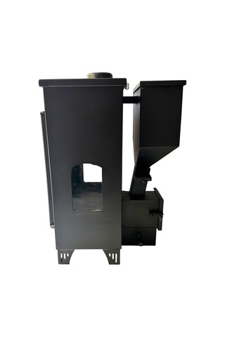 Şömine Model Tek Camlı Pelet Sobası-425