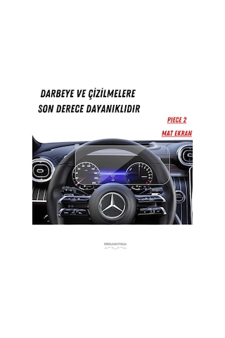 Mercedes Glc 180 2025 Hayalet Gösterge Ve Multimedya Uyumlu Set Mat Ekran Koruyucu