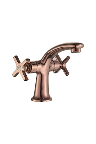 Nsk Lavabo Bataryası Trinity Çift Kollu Tek Gövde Bronz N3013124