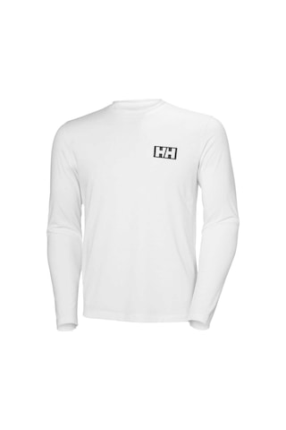 Helly Hansen Skog Graphic Uzun Kollu Erkek T-shirt-hha.63407 Beyaz