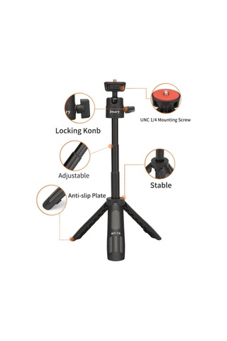 Sones Jmary Mt19 Masaüstü Standı Taşınabilir Mini Selfie Çubuğu Kamera Cep Telefonu Tutucu Tripod