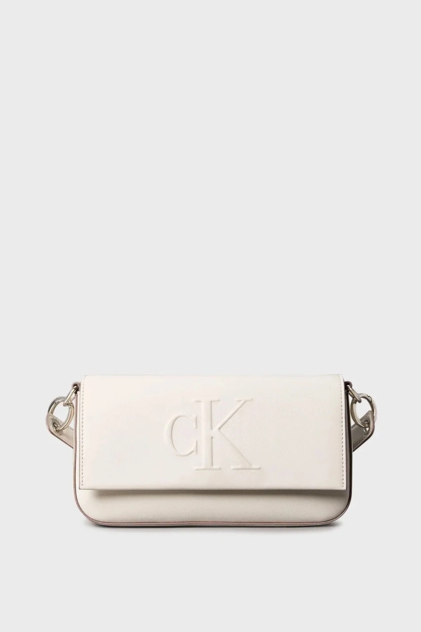 Calvin Klein Kadın Omuz Çantası Lv04k3148grm0 Beyaz