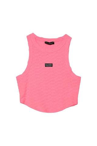 Olla Collection Etiket Detaylı Atlet Pembe Pembe