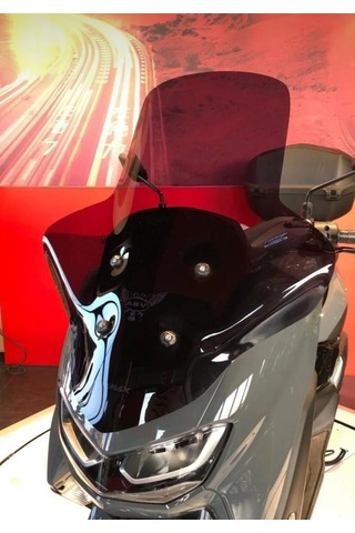 ABV Yamaha N-Max El Korumalı Füme Tur Camı 73.5 x 58 CM (21-25) + Vida Takımı