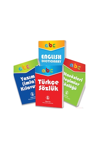 Türkçe Sözlük İngilizce Türkçe Atasözleri Yazım İmla Klavuzu 4Kit