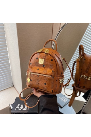 Lyon Sırt Çantası Kadın Sırt Çantası Yaz Modası Gelişim Öğrenci Günlük Çanta - Beyaz Beyaz