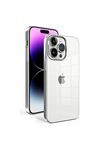 Apple Uyumlu iPhone 14 Pro Max Uyumlu Zore Sun Kılıf-gümüş Gümüş -