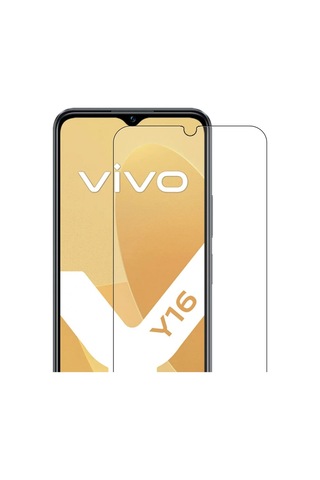 Vivo Y16 Kırılmaz Ekran Koruyucu Temperli Cam