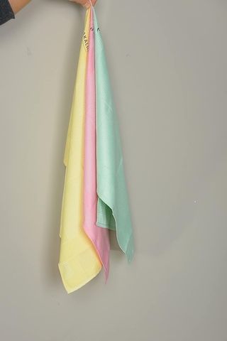 Akalın Orijinal 3'lü Profesyonel Mikrofiber Temizlik Bezi - Ithal Ürün - Tek Dokunuş Pembe-sarı-yeşil Diğer