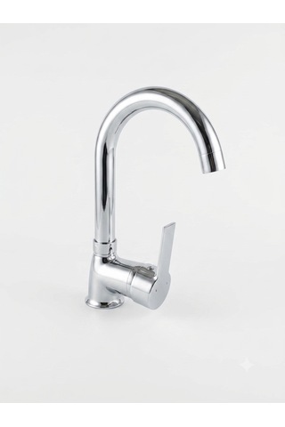 Doras Premium Simitra Kuğu Lavabo Bataryası Krom